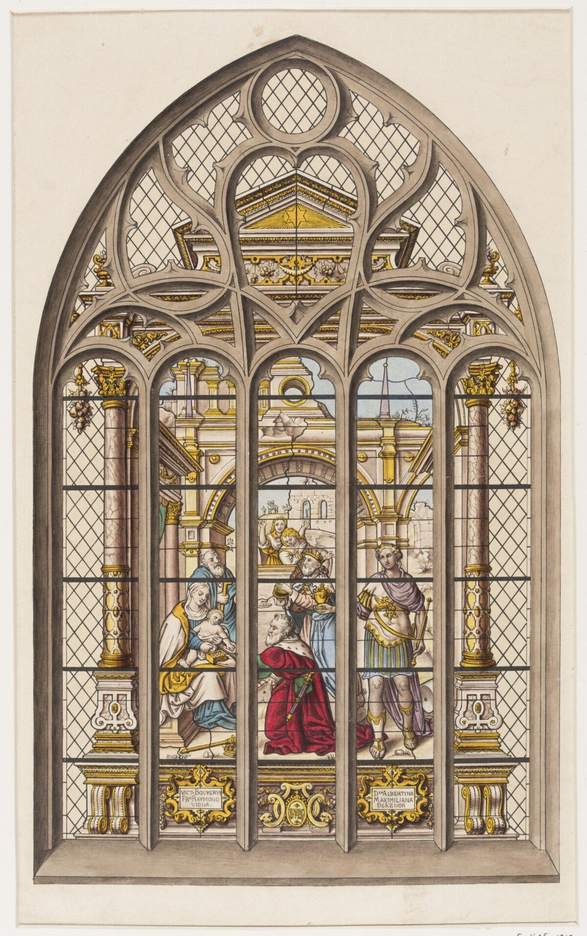 Gothic Stained Glass Window Design