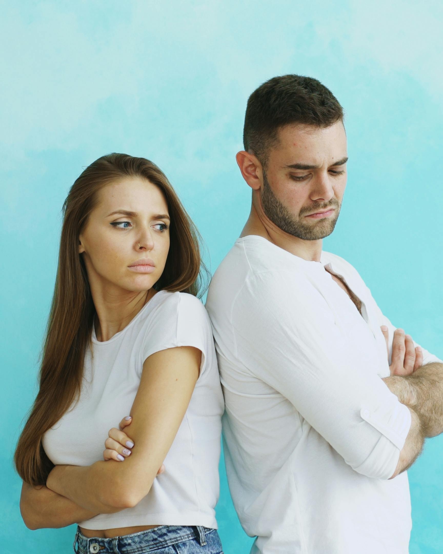 Upset Couple After an Argument
