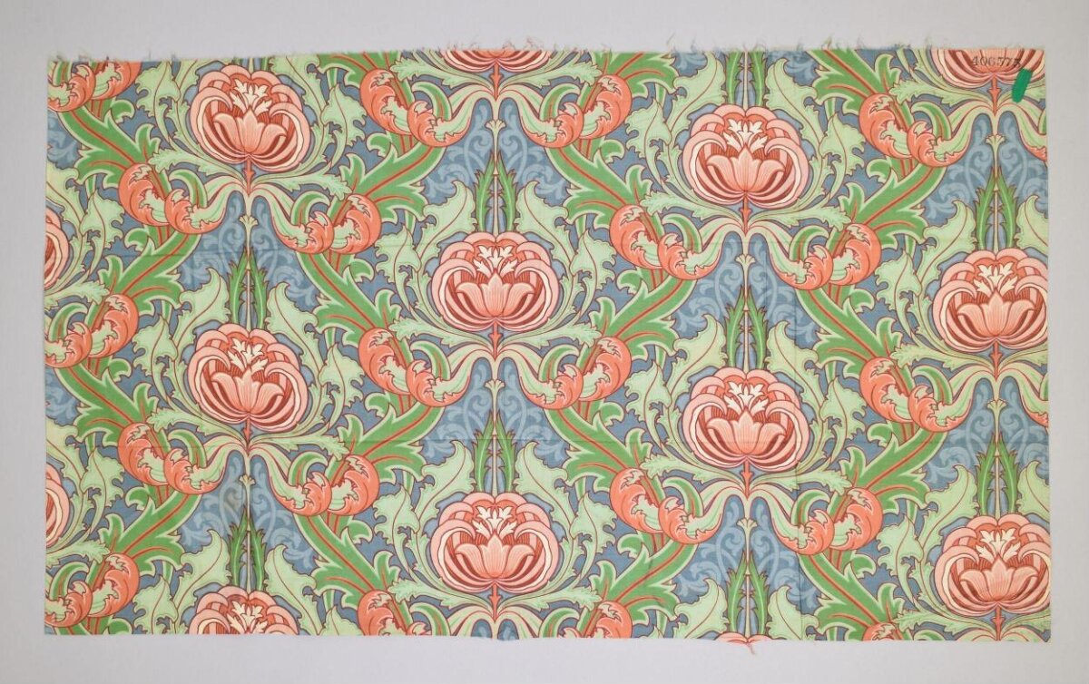 Vintage Floral Textile Pattern
