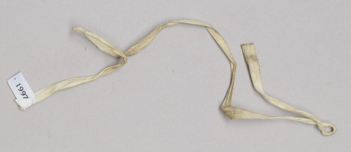 Cataloged Pale Beige Ribbon