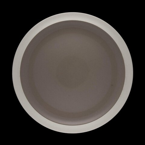 Two-Tone Empty Round Plate
