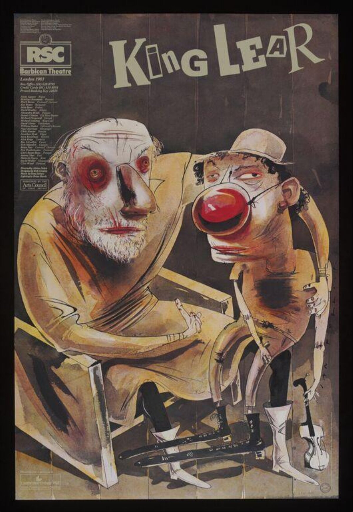 King Lear Theatre Poster