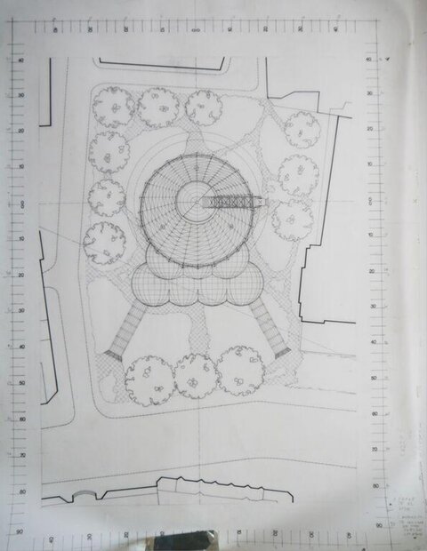 Hand-drawn Landscape Site Plan