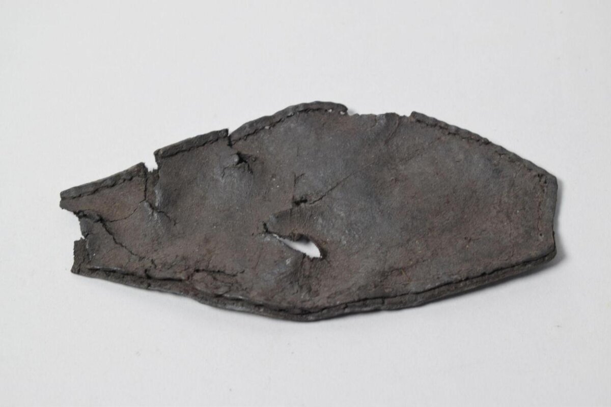 Fragmented Ancient Leather Artifact