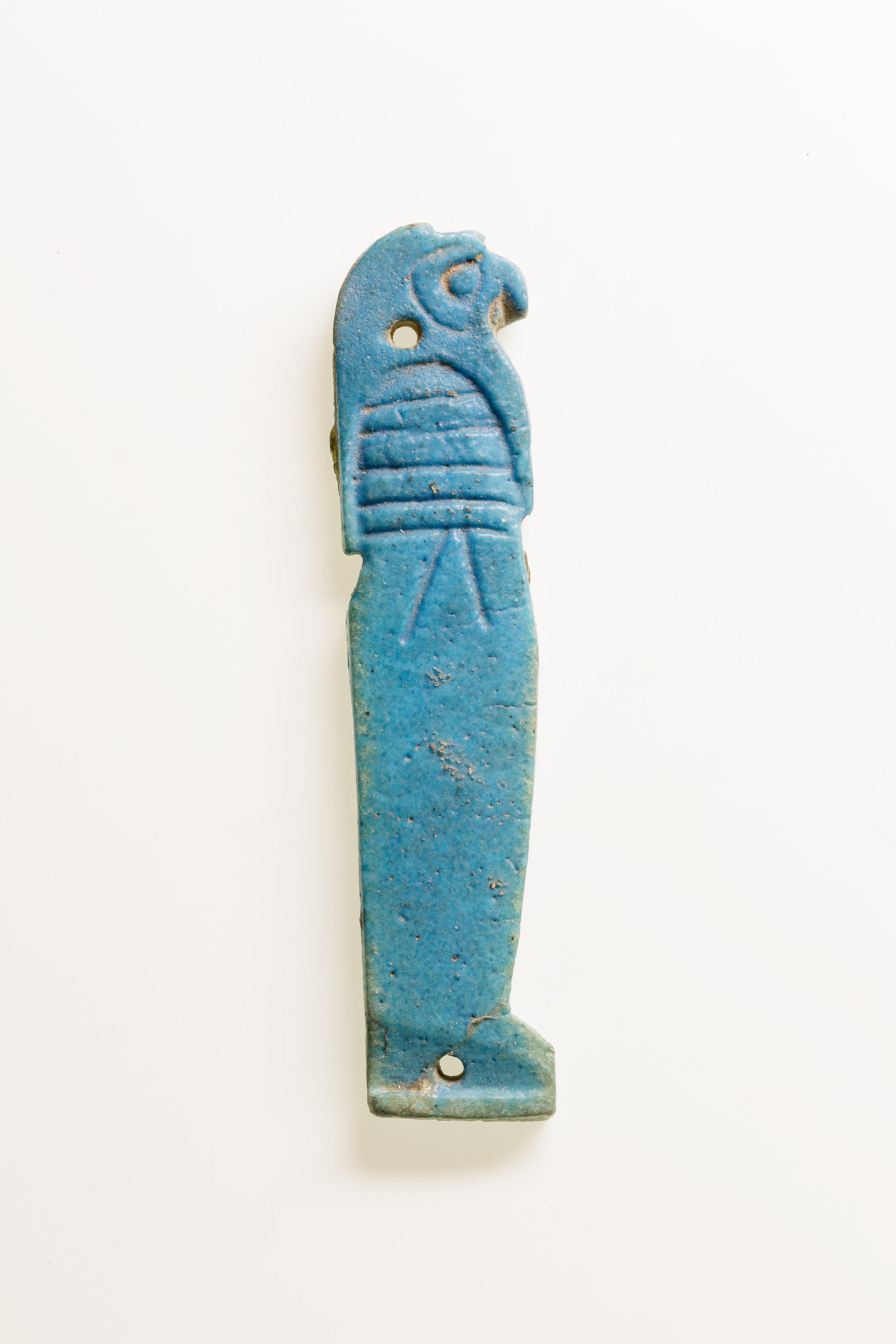 Ancient Egyptian Blue Falcon Amulet