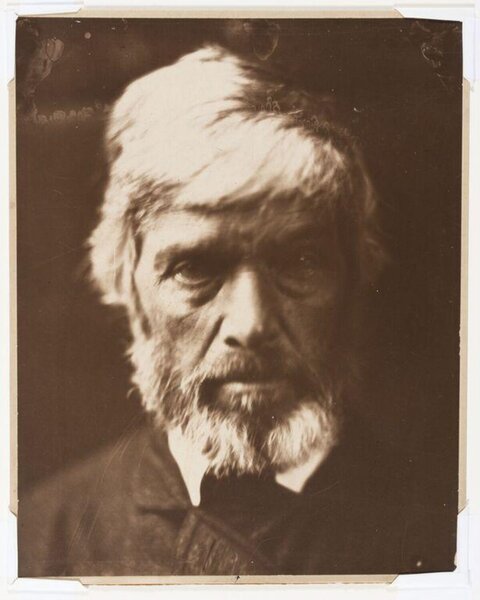 Vintage Portrait of Older Bearded Man