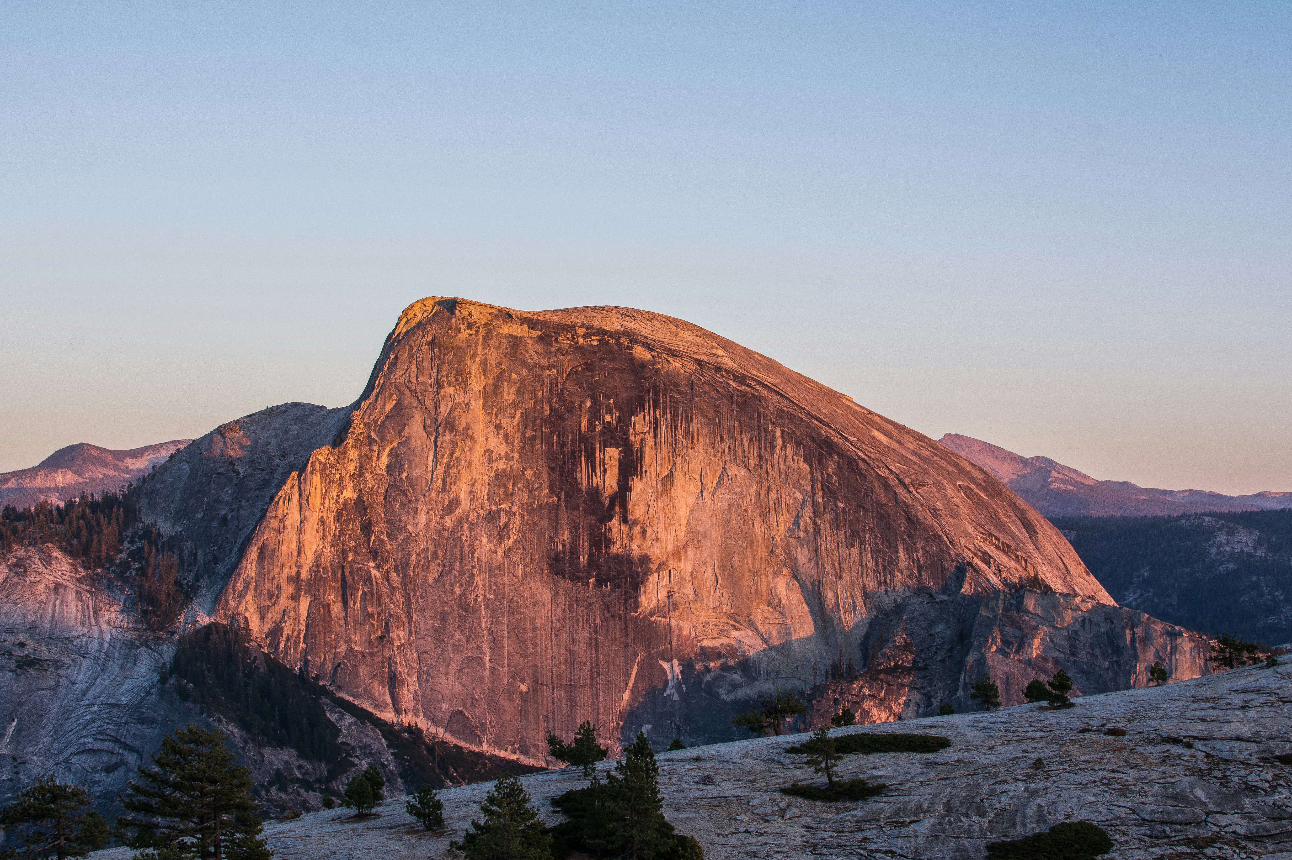 Half Dome at Sunset