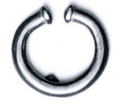 Black Open Circular Retaining Ring
