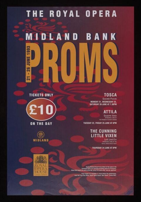 1993 Royal Opera Proms Poster