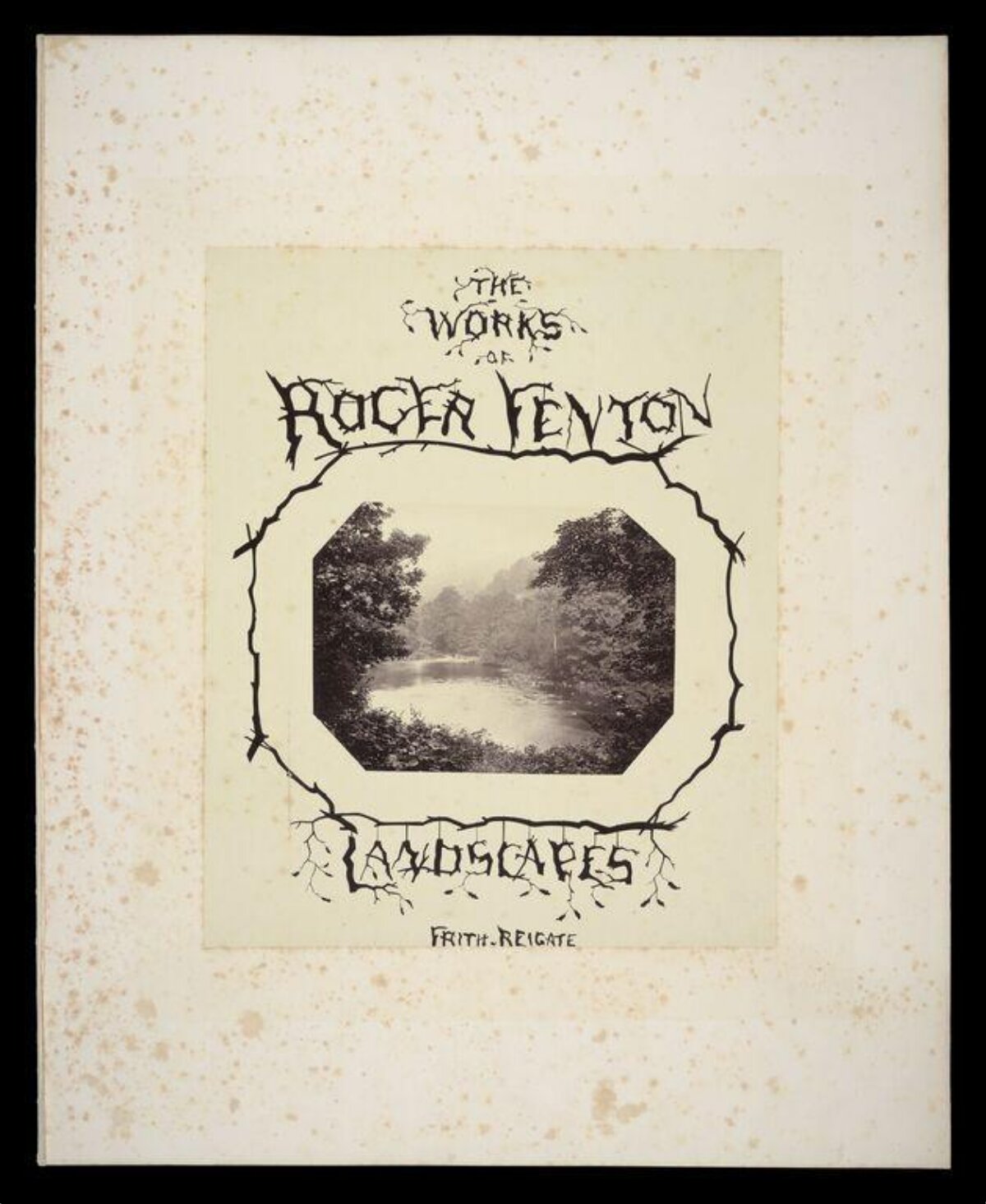 Roger Fenton Landscapes Title Page