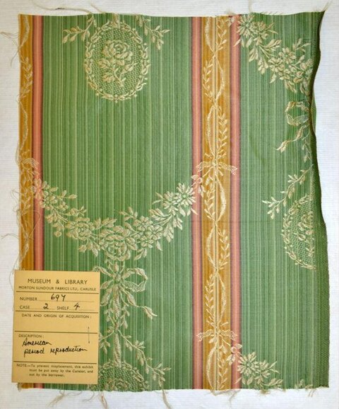 American Period Reproduction Fabric Sample