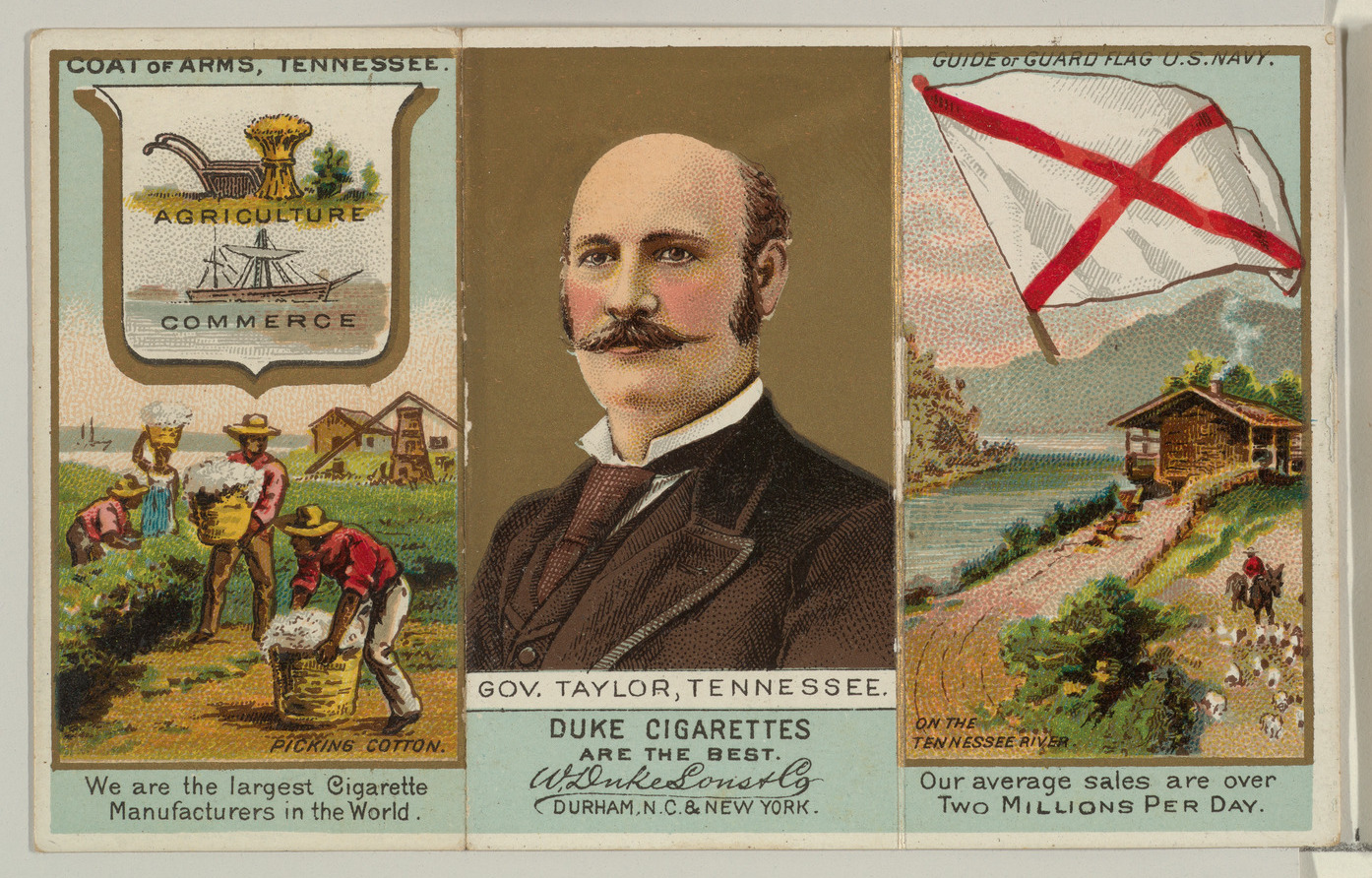 Vintage Duke Cigarette Tennessee Trade Card