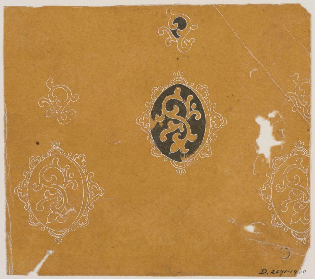 Ornamental Pattern Design Sketch