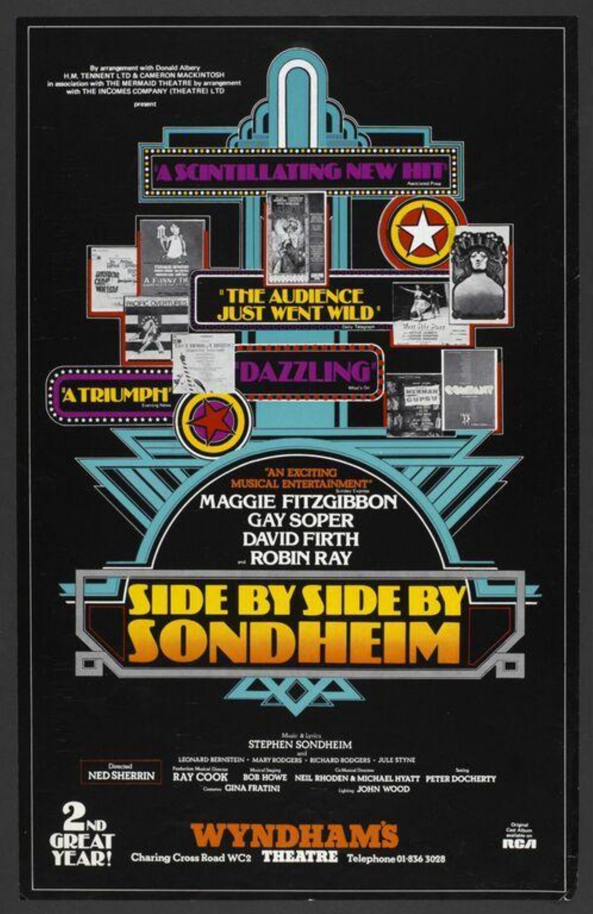 Side By Side By Sondheim Theatre Poster