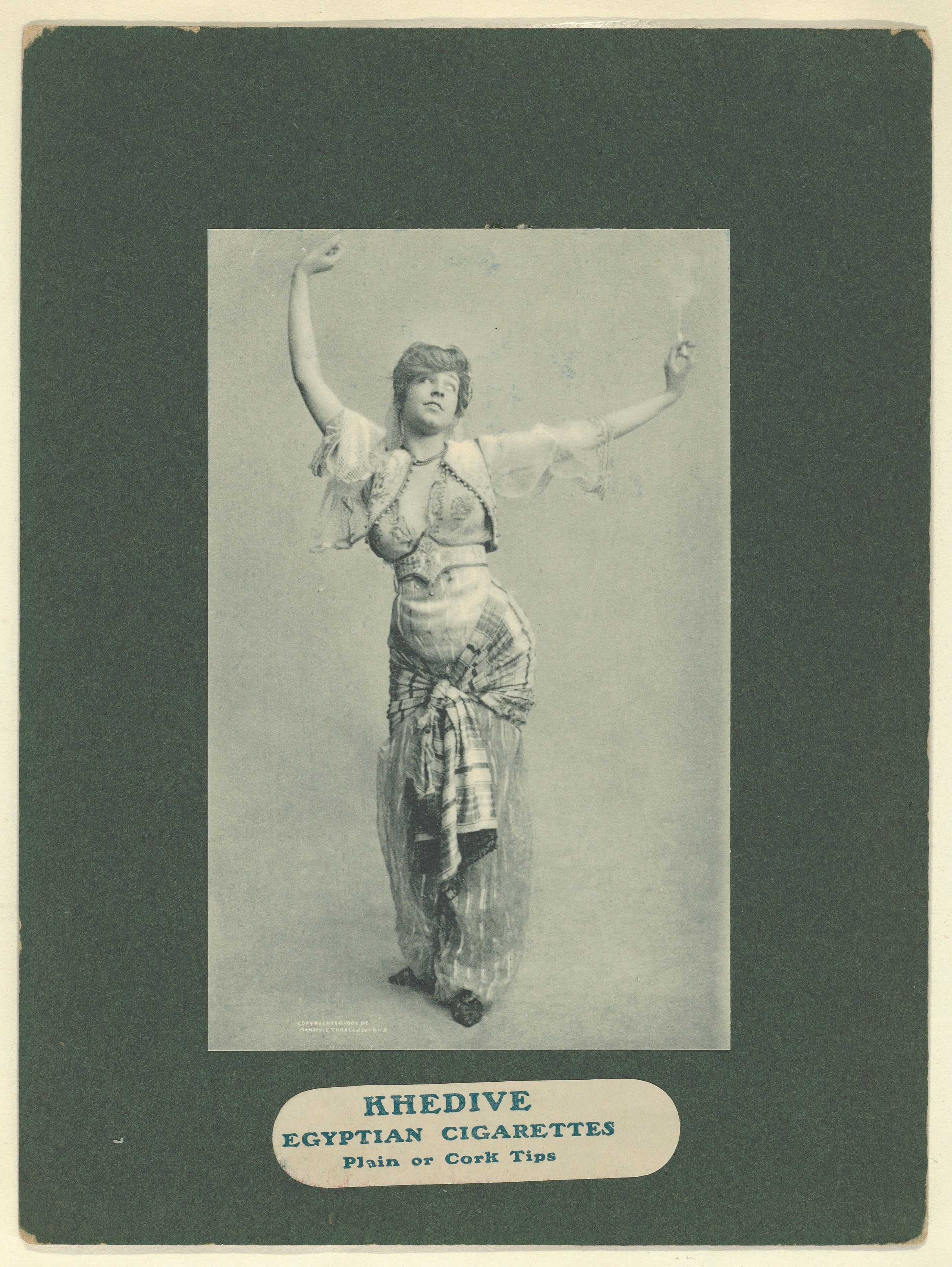 Vintage Khedive Cigarettes Advertisement