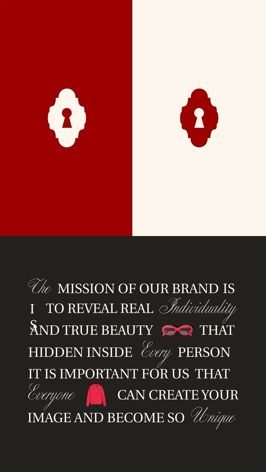 Fashion Brand Mission Statement Graphic