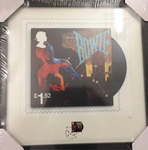 Framed David Bowie Postage Stamp