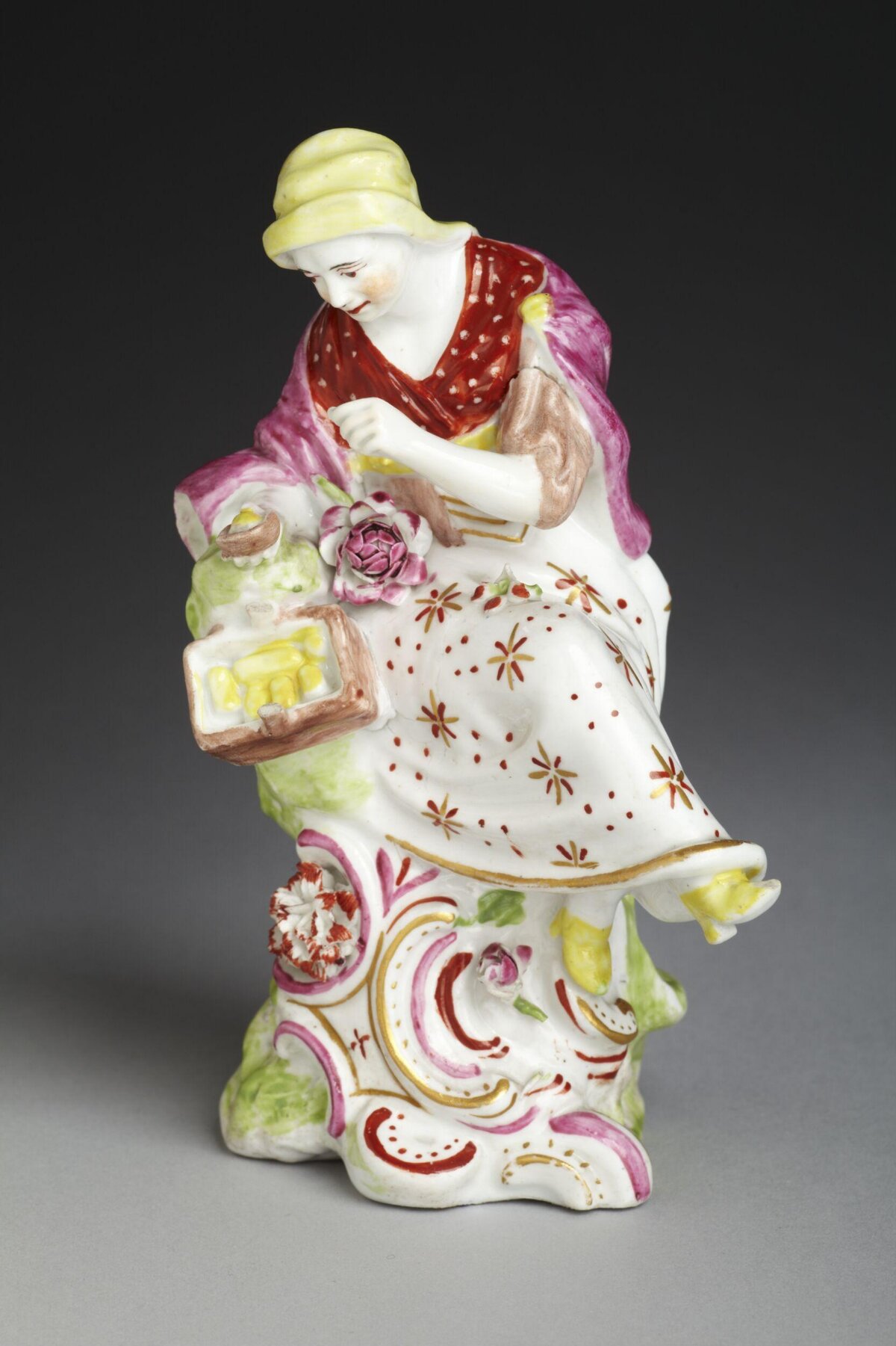 Hand-painted Porcelain Woman Figurine