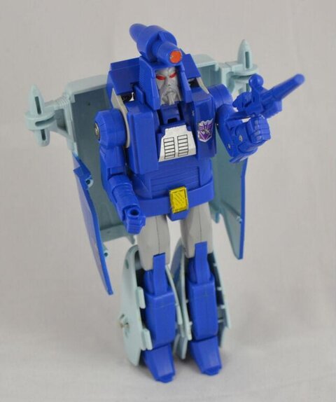 Vintage Blue Transformers Action Figure
