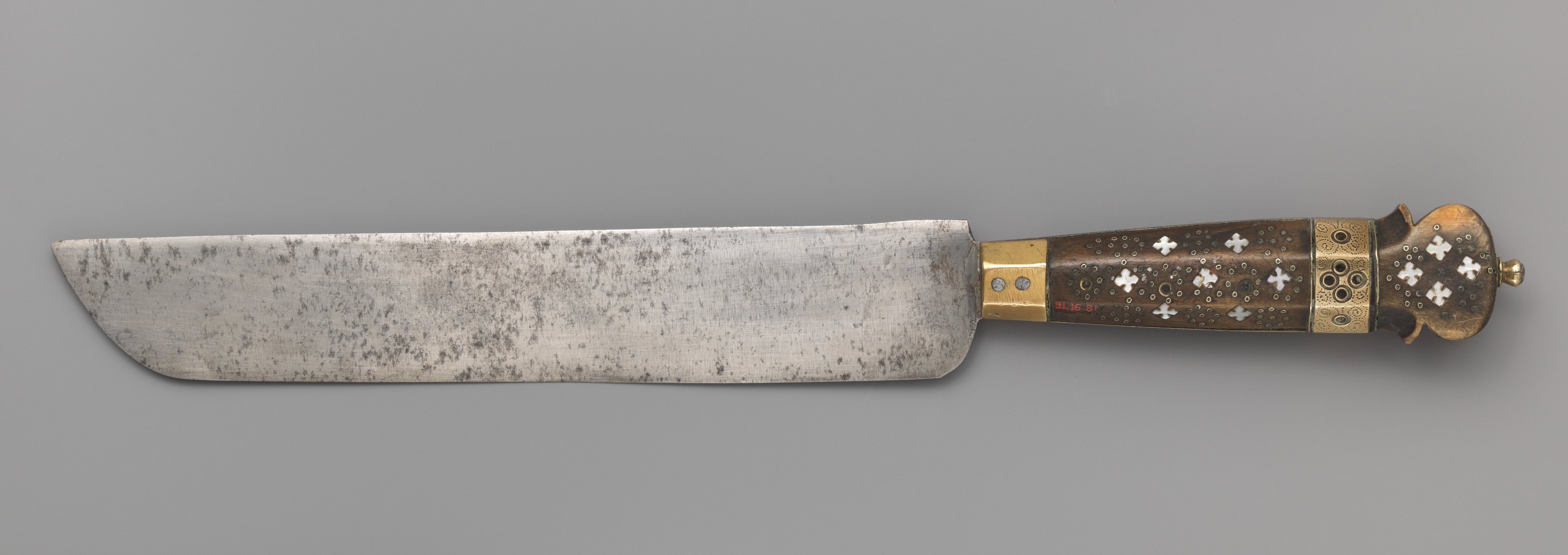 Antique Inlaid Handled Knife