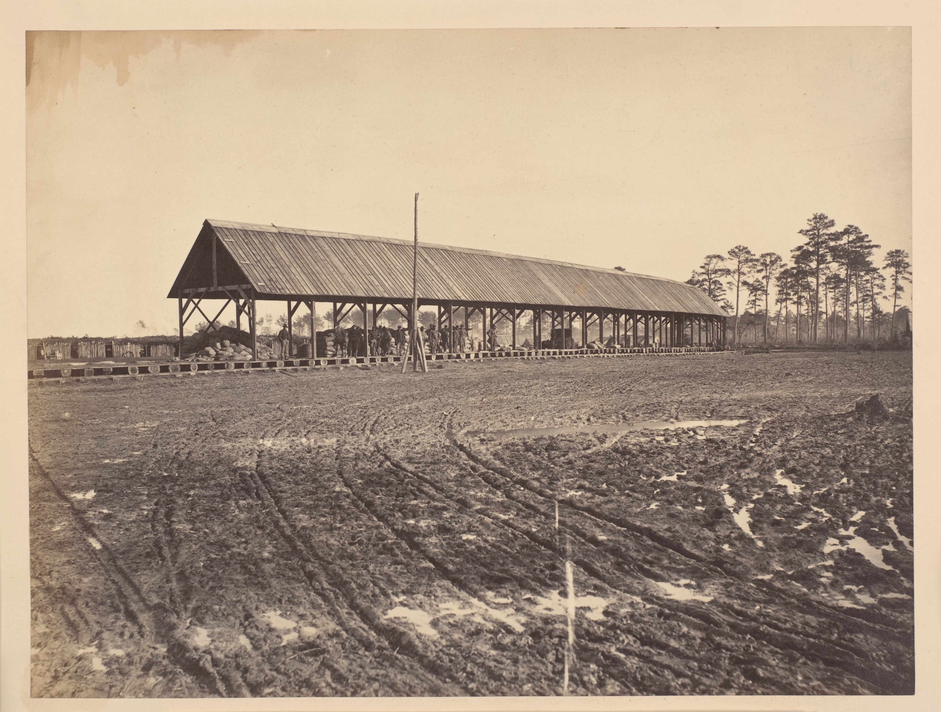Vintage Open Wooden Shed