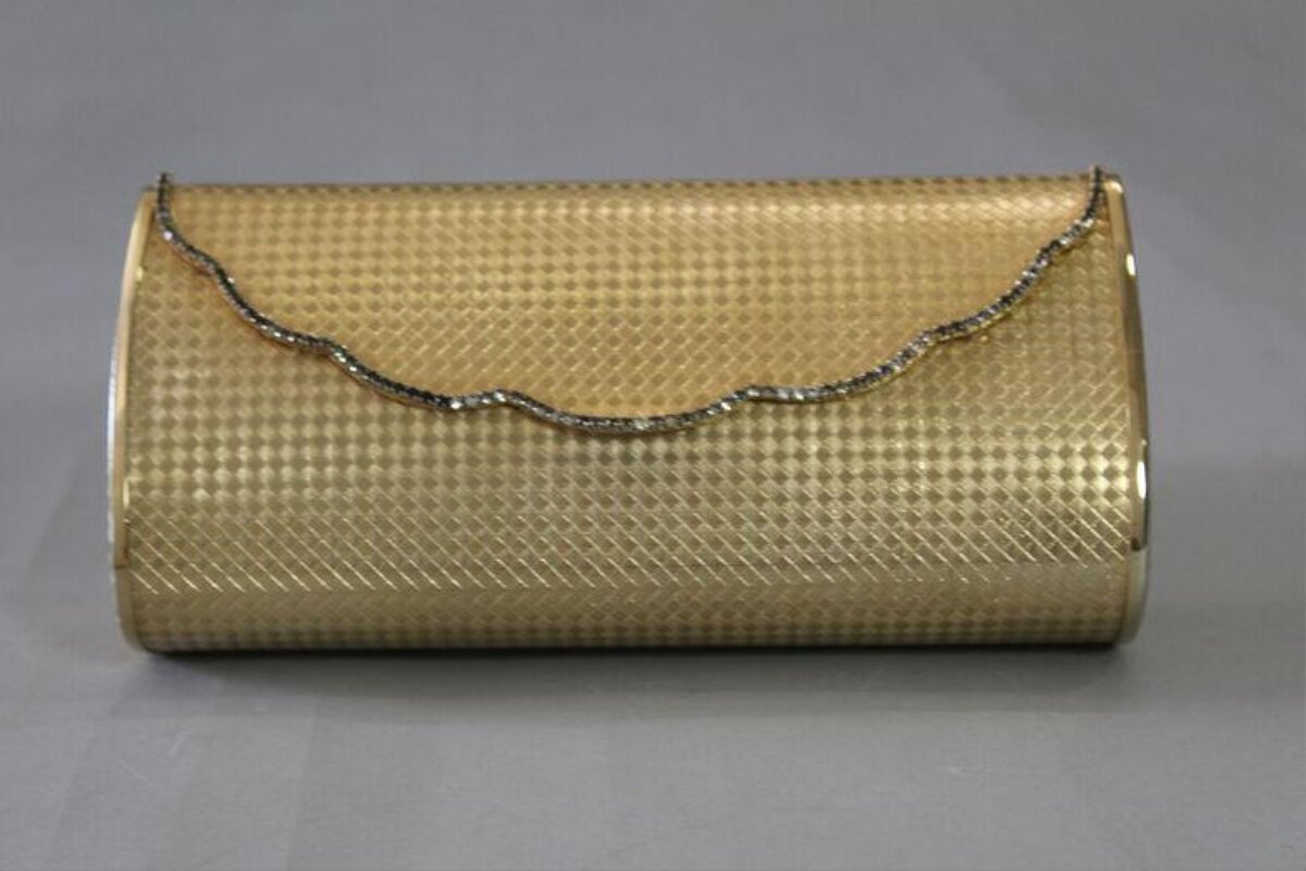Golden Evening Clutch Bag