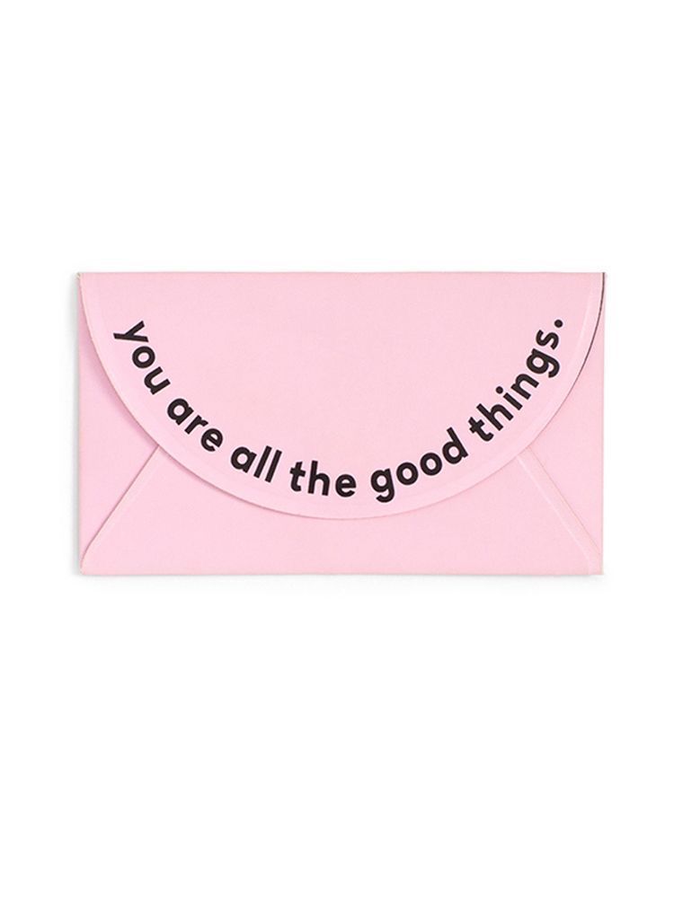 Pink Envelope With Positive Message
