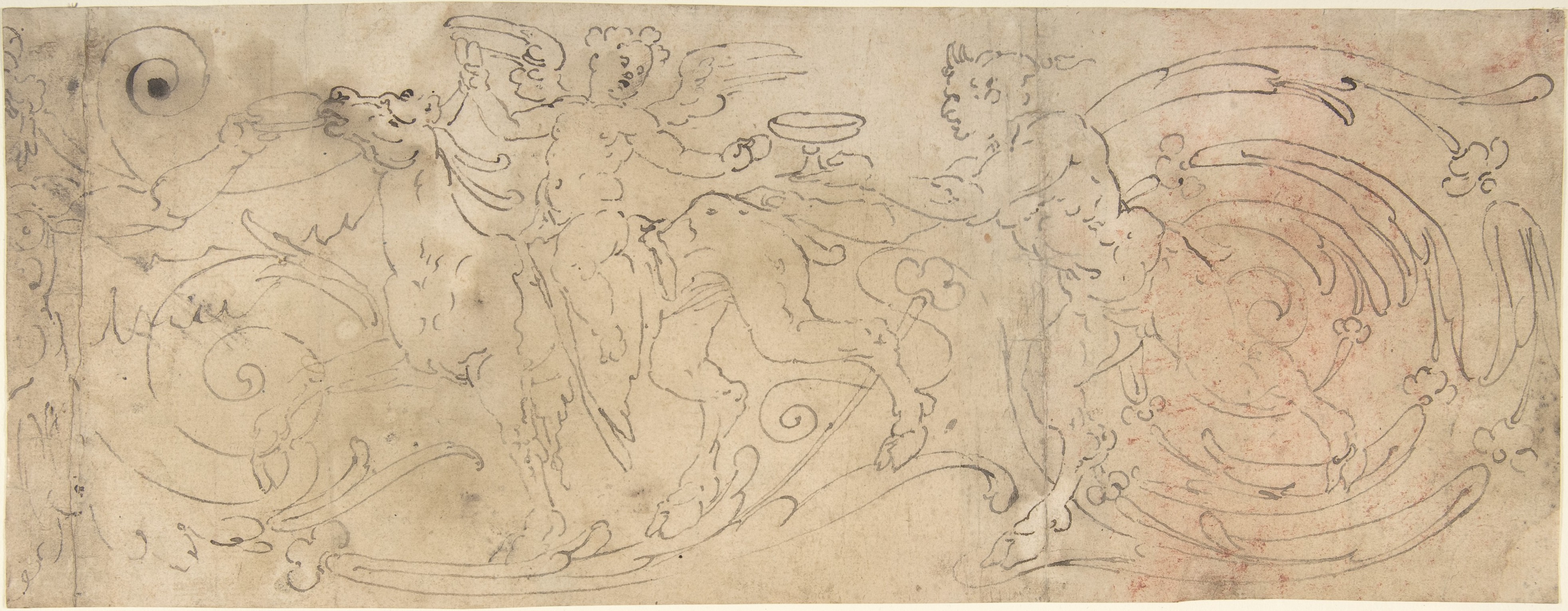 Pen Sketch of Mythological Centaurs