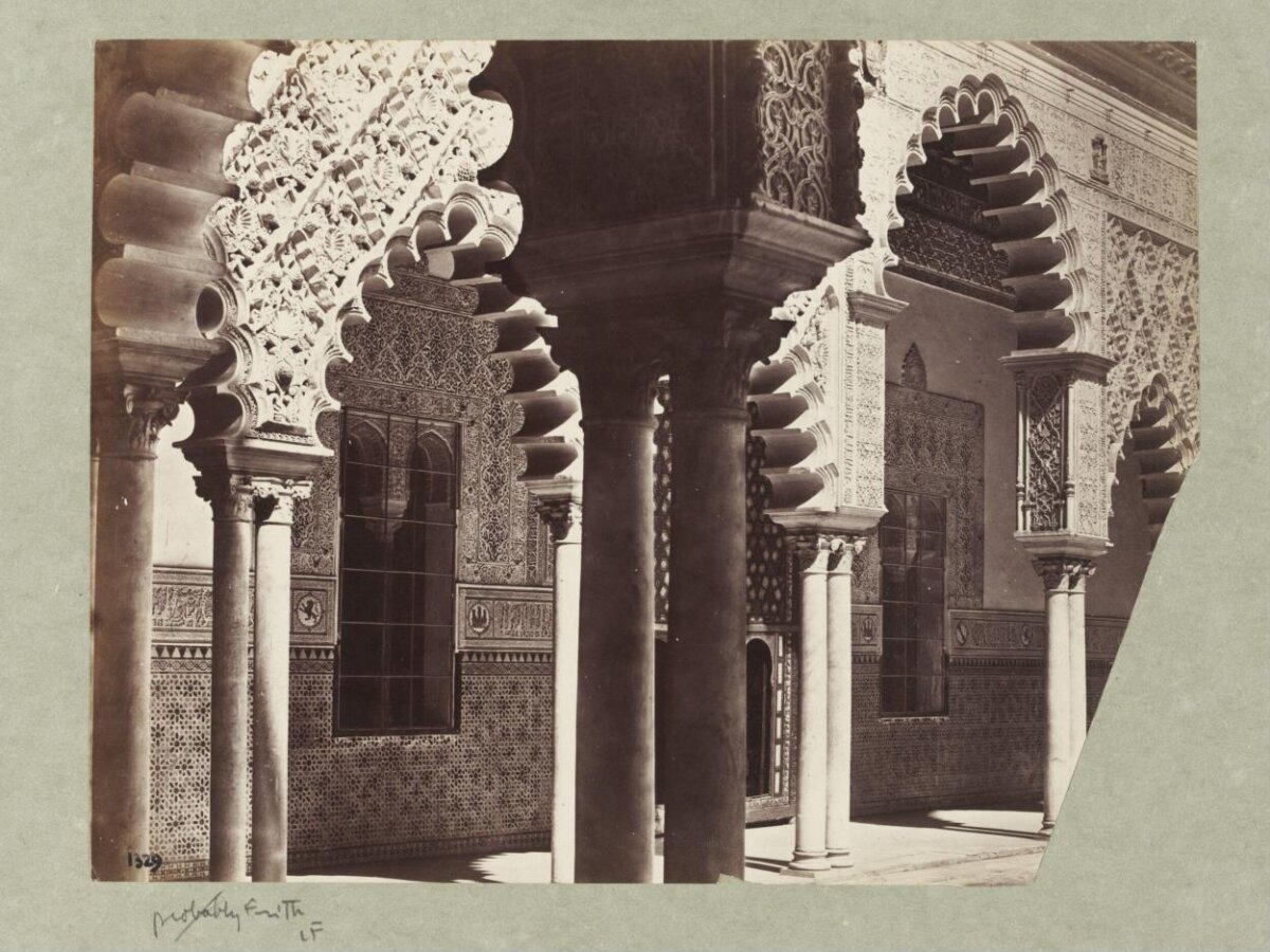 Alhambra Moorish Arcade Courtyard