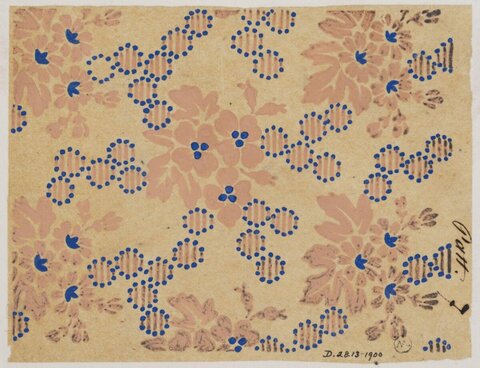 Vintage Floral Textile Pattern