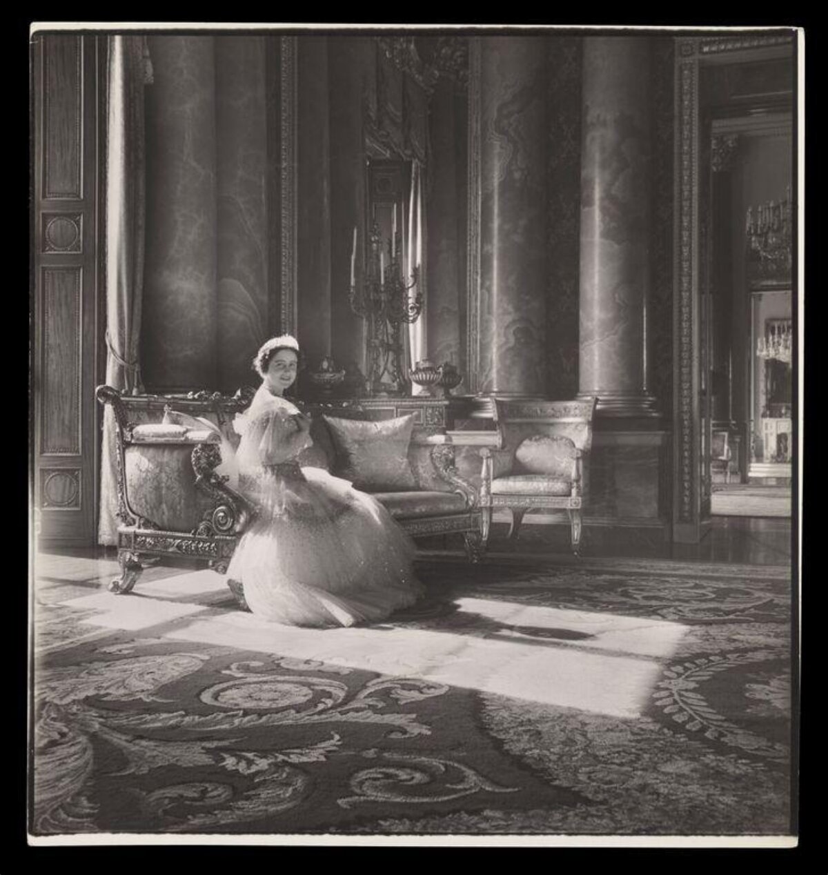 Young Elizabeth in Grand Palace Interior