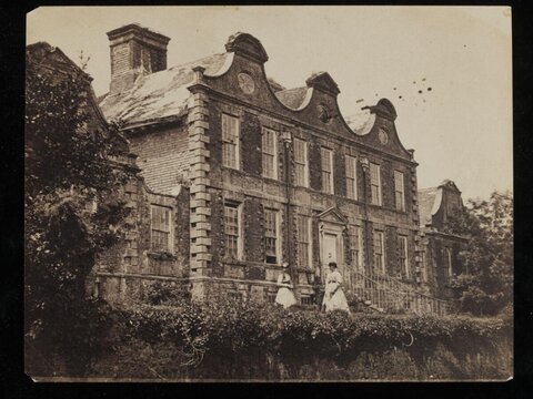 Vintage Photo of Historic Brick Mansion