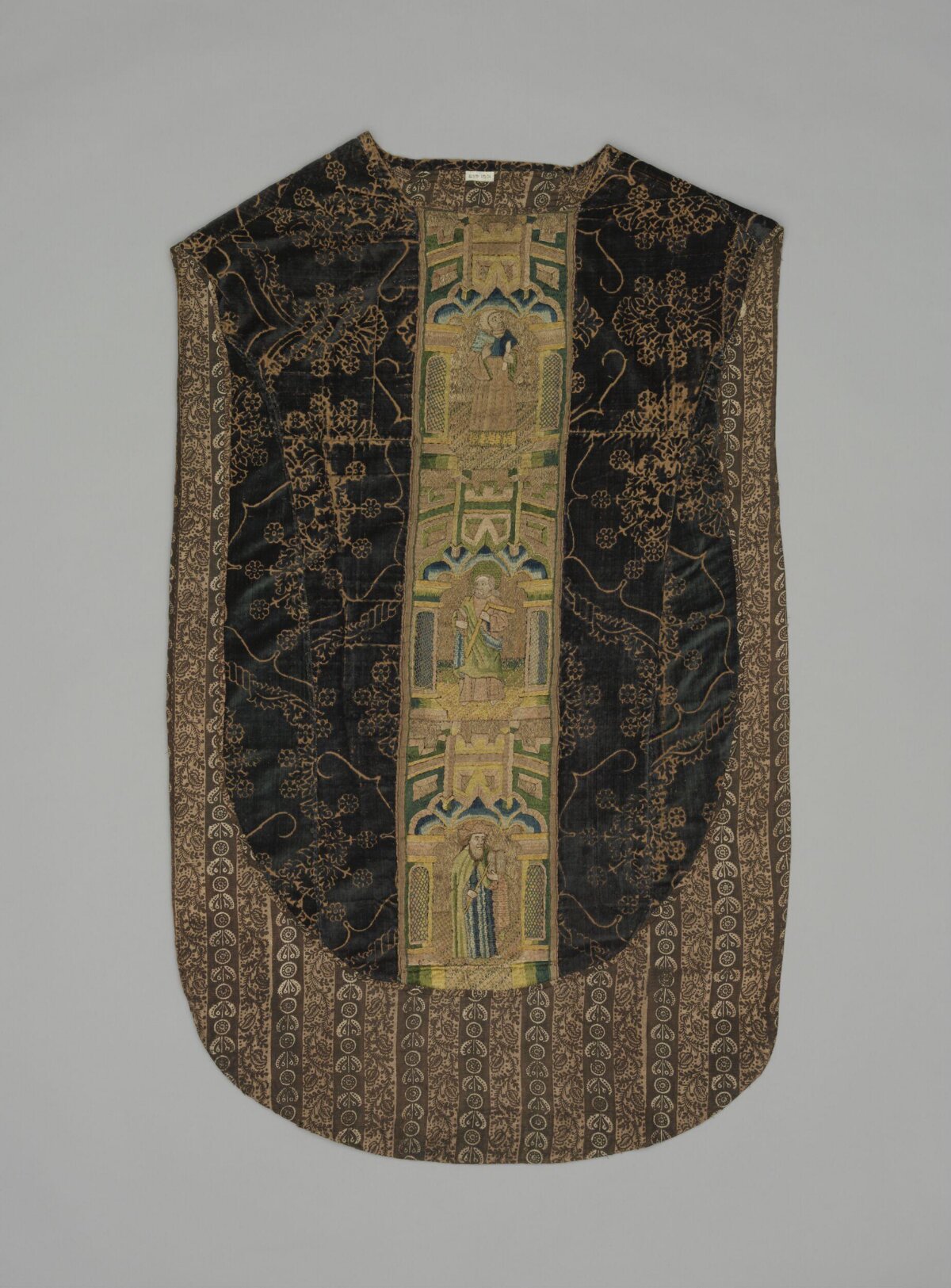 Antique Embroidered Liturgical Chasuble