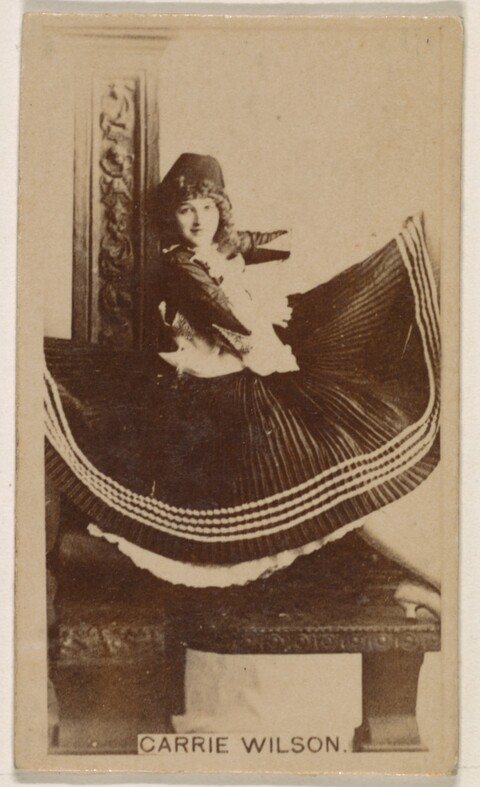Vintage Portrait of Dancer Carrie Wilson