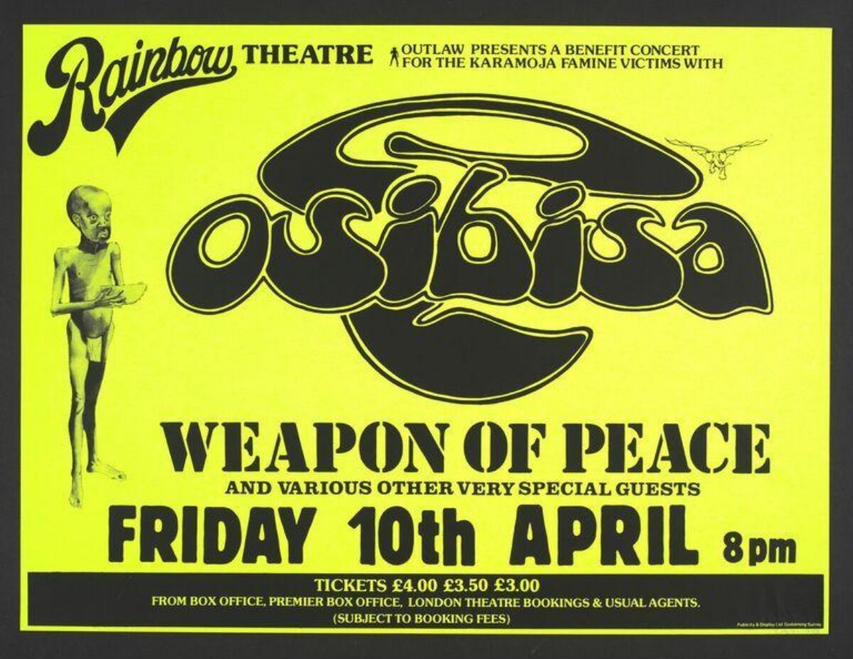 Osibisa Benefit Concert Poster