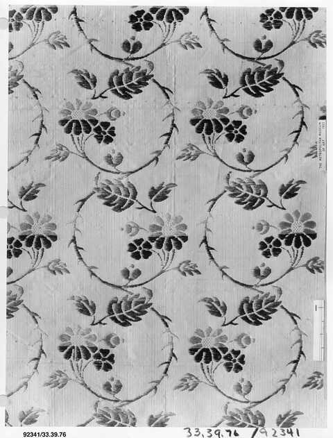 Floral Pattern Woven Textile