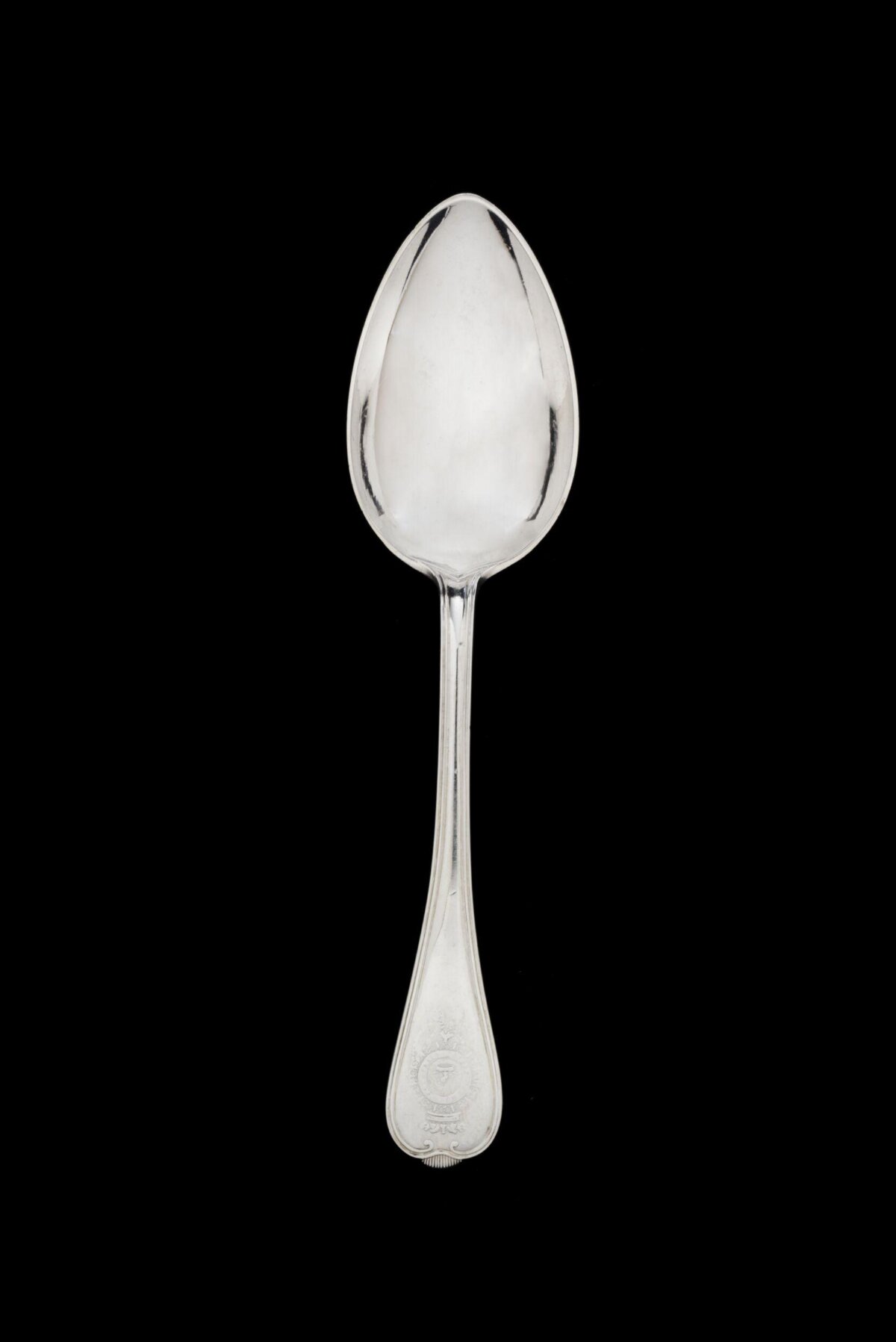 Vintage Engraved Silver Spoon
