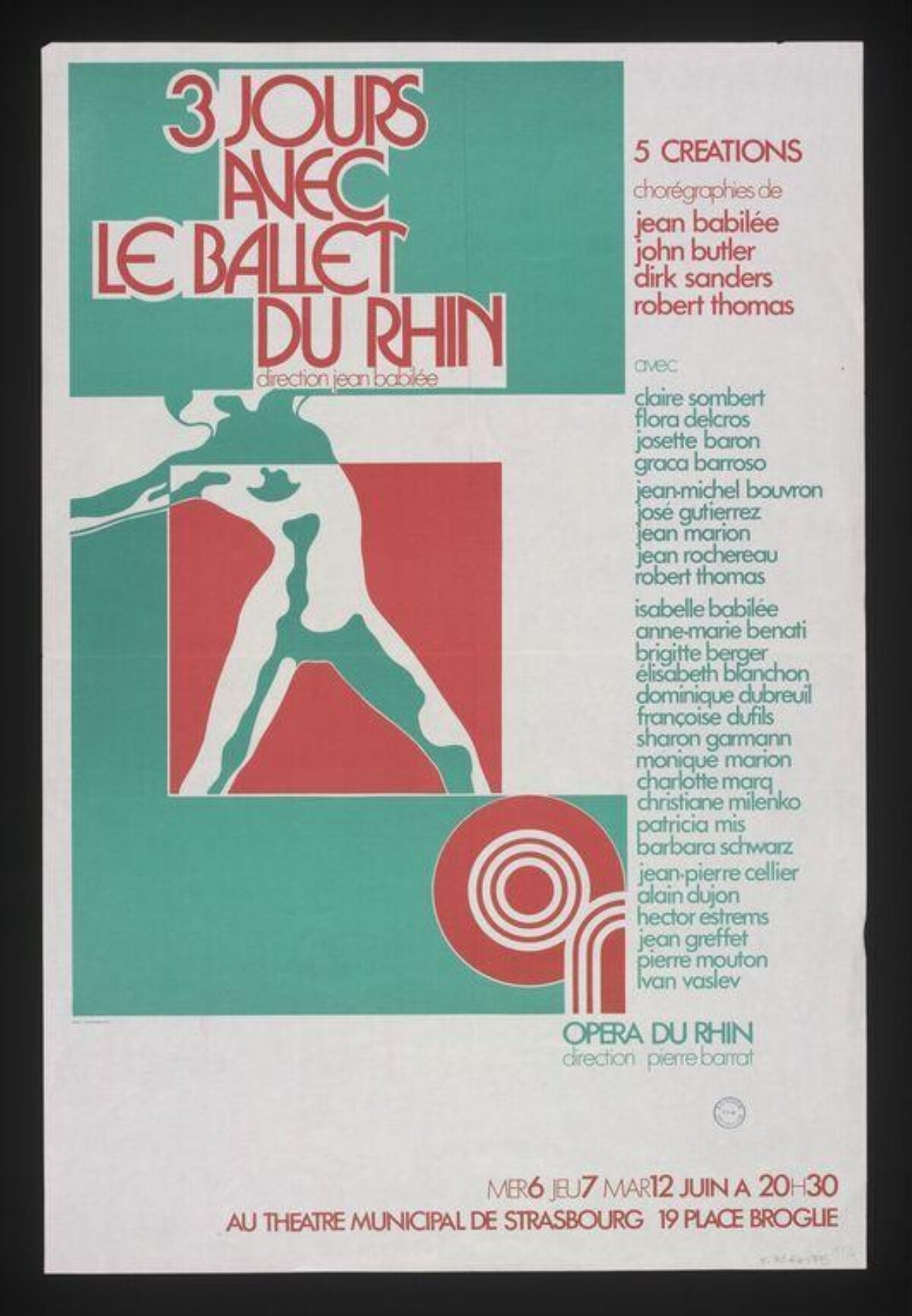 Ballet Du Rhin Performance Poster