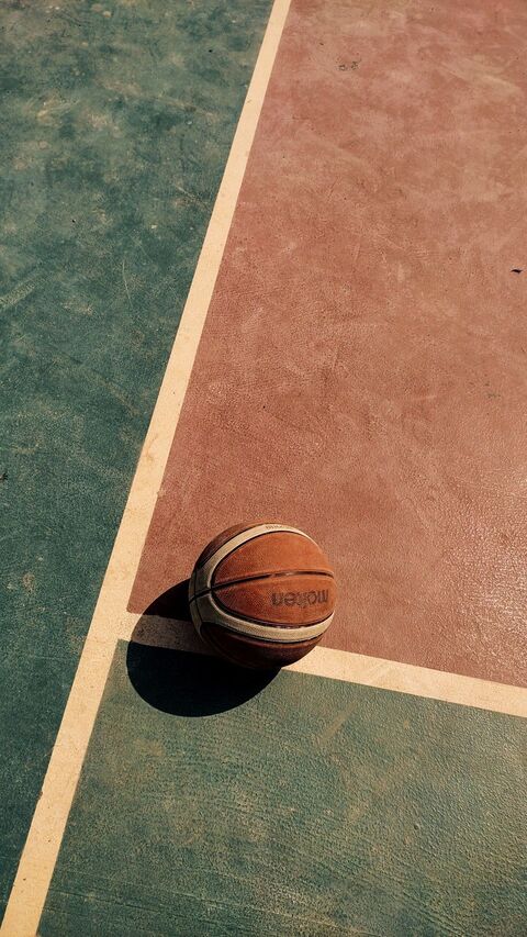 Basketball on Outdoor Court