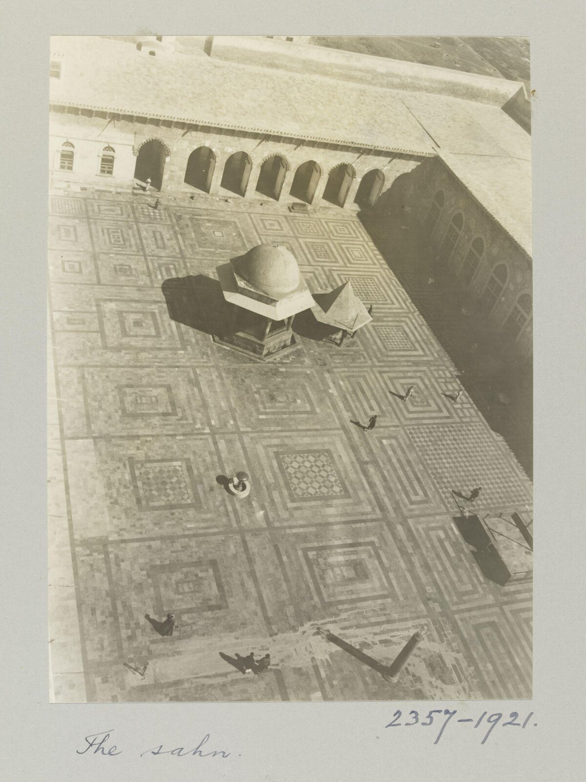 Aerial View of Historic Sahn Courtyard