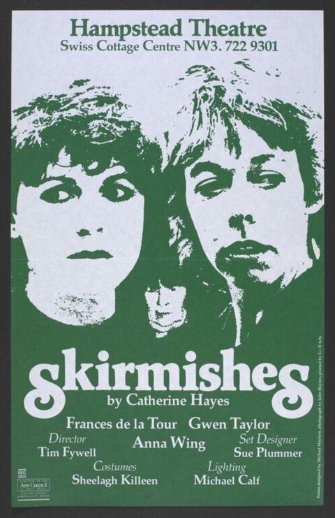 Skirmishes Hampstead Theatre Play Poster