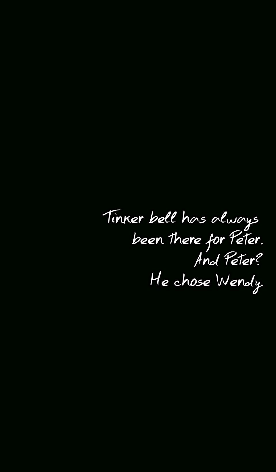 Tinker Bell Peter Pan Quote