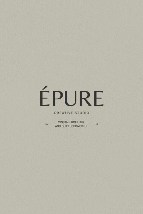 ÉPURE Creative Studio Branding