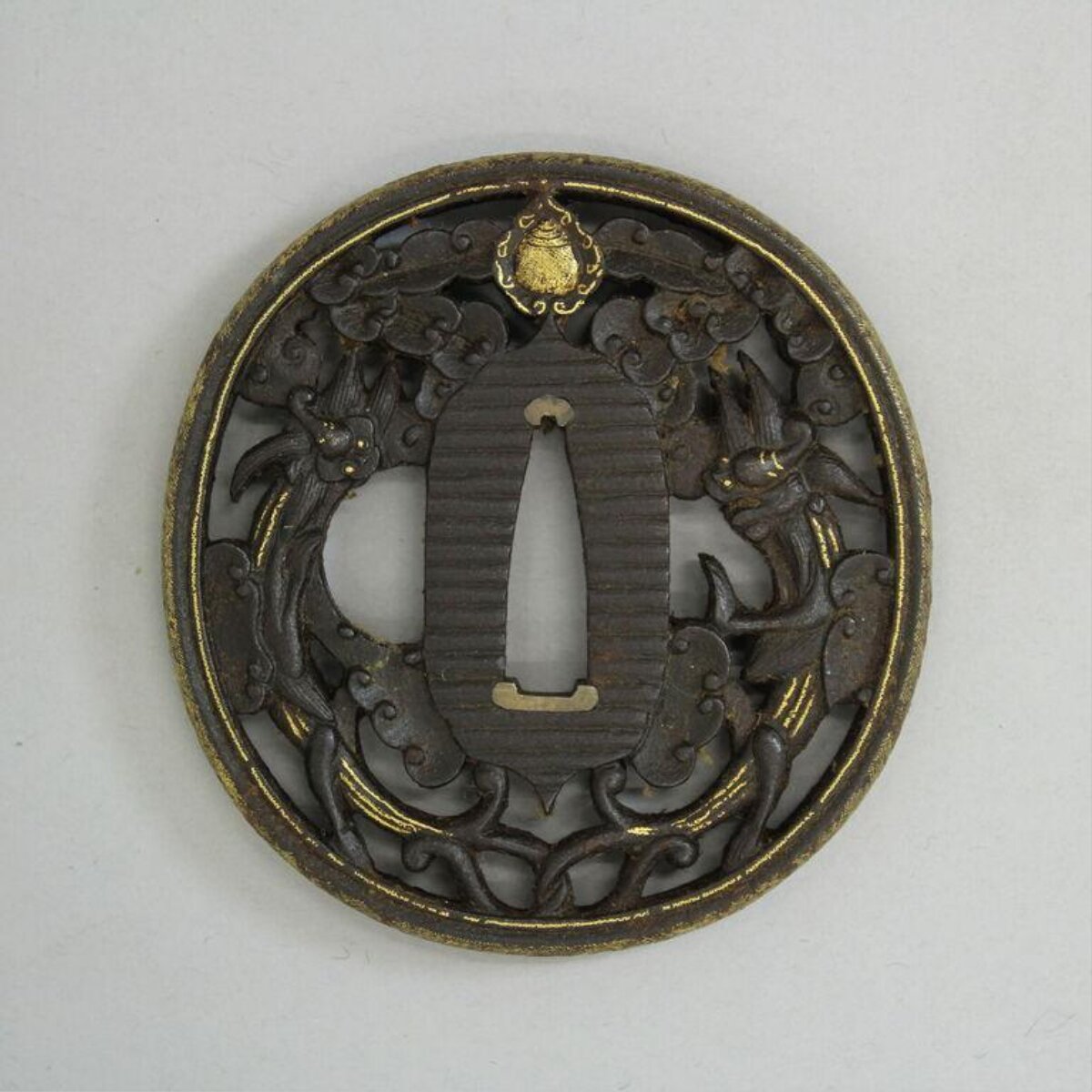 Iron Openwork Dragon Tsuba