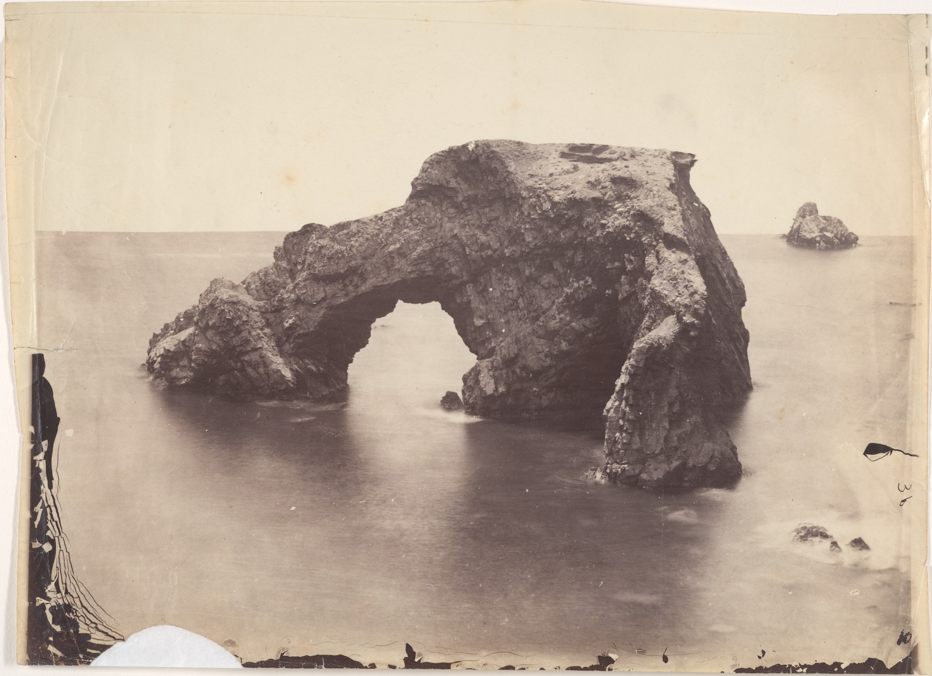 Natural Arch Rock in the Sea