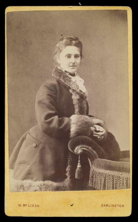 Victorian Woman Studio Portrait