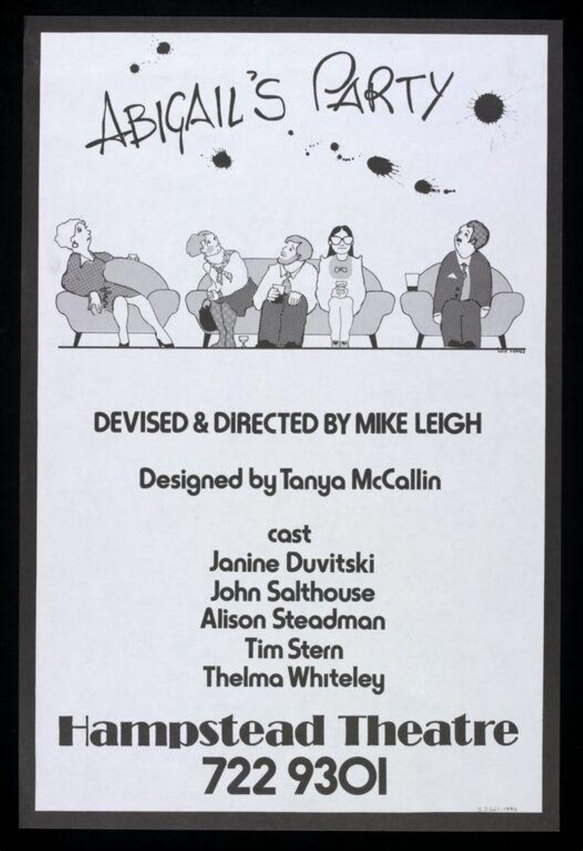 Abigail's Party Theatre Poster