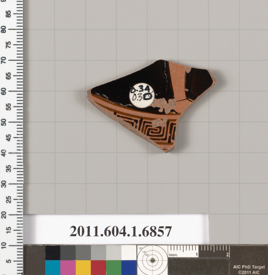 Ancient Pottery Fragment Sample