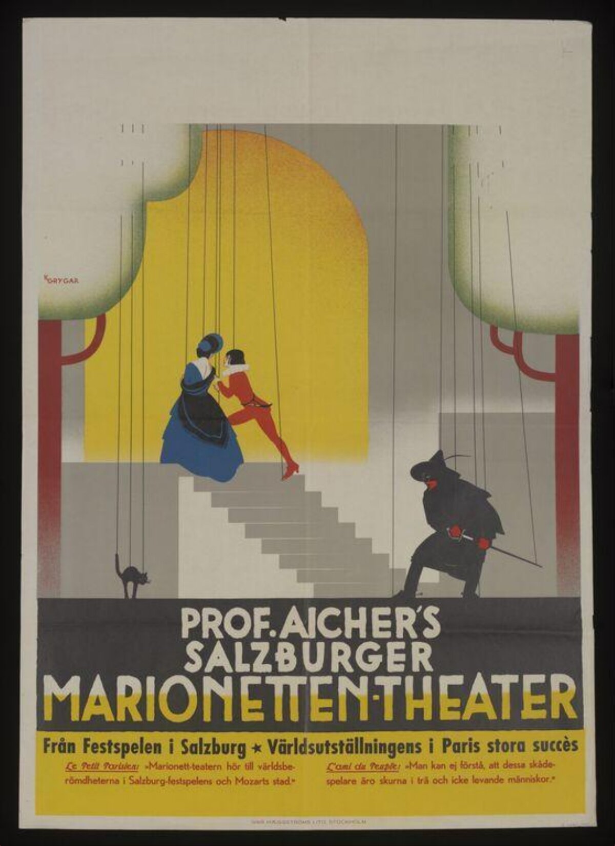 Aicher's Salzburg Marionette Theater Poster