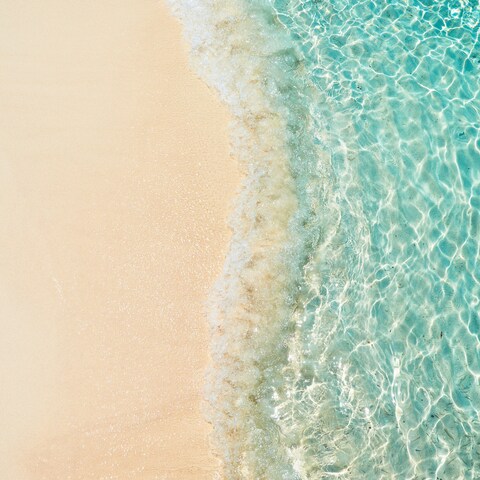 Aerial View of Beach Shore